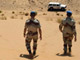 Soldiers from the United Nations mission for the organization of a referendum in Western Sahara (MINURSO) at Oum Dreyga(File Photo: AFP)