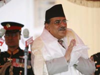 Pushpa Kamal Dahal "Prachanda", prime minister of Nepal, 18 August 2008(photo: Reuters)