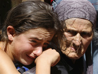 Refugees flee Gori(Photo: Reuters)