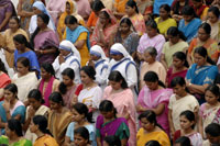 Christians attend a prayer meeting in Hyderabad(Photo: Reuters)