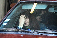 Nathalie Ménigon leaving prison(Photo: AFP)