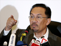 Anwar Ibrahim in Kuala Lumpur.(Photo: Reuters)