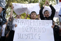 Protests in Armenia.(Photo: REUTERS/Nazik Armenakian (ARMENIA)