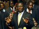 Morgan Tsvangirai at a press conference in Harare following the annoucement of the deal.
( Photo: AFP )