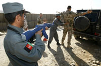 Afghan police training(Photo: Reuters)