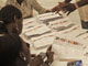 Counting the votes in  a Luanda popular neighborhood.(Photo: AFP)