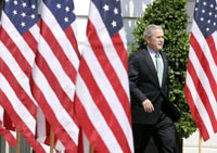 Bush ahead of the announcement(Photo: Retuers)