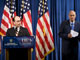 U.S. Secretary of the Treasury Henry Paulson (R) and Jim Lockhart Director of the Federal Finanace Agency(Photo: Reuters)