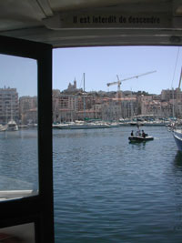 A ferry crosses Marseilles' old port(Photo: Tony Cross)