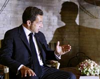 France's President Nicolas Sarkozy at talks outside Moscow(Photo: Reuters/Ria Novosti)