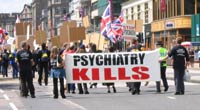 Scientologists in an anti-psychiatry demonstration in Scotland
(Photo: Wikimedia)