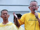 Anti-government protestors Chamlong Srimuang (L) and Sondhi Limthongkul.(Photo: AFP )