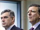 Gordon Brown and José Manuel Barroso.(Photo: Reuters)