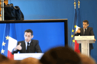 Sarkozy speaks(Photo: Reuters)
