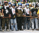 Anti-government demonstrators face-off with riot policemen while protesting outside Parliament in Bangkok October 7, 2008. Thai riot police clashed with protesters in the capital on Tuesday, injuring 69 people, as campaigners intensified their four-month bid to unseat the government.
REUTERS/Chaiwat Subprasom (Photo: Reuters)