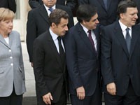Germany's Chancellor Angela Merkel, France's President Nicolas Sarkozy, France's Prime Minister Francois Fillon, and European Commission President Jose Manuel Barroso(Photo: Reuters)