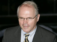 Christopher Hill arrives at the South Korean Foreign Ministry(Photo: Reuters)