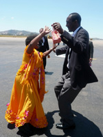 Kenya Airways CEO enjoys the moment(Photo: Billy Head)