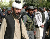 A wounded man after Wednesday's attack in Kandahar.(Photo: AFP)