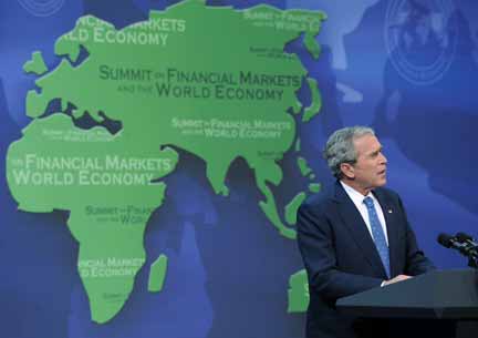 Goodbye from him - Bush speaks after the summit(Photo: Reuters)