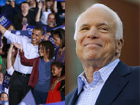 Barack Obama with family and John McCain(Photo: Reuters)