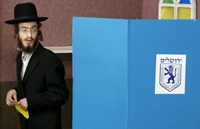 An ultra-Orthodox Jew after voting(Photo: Reuters)