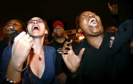 Obama supporters cheer his victory speech(Photo: Reuters)