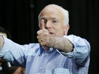 McCain at a rally in Florida(Credit: Reuters)