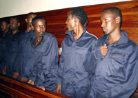 Pirates in Mombassa court on 18 November(Credit: Reuters)