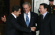 Sarkozy (L) Bush (C) and Barroso at the White House(Photo: Reuters)