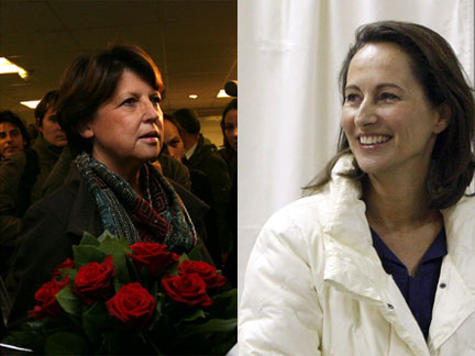 Martine Aubry, Ségolène Royal(Photos: Reuters)