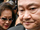 Thaksin Shinawatra and his wife Potjaman, 31 July 2008.(Photo : Reuters)