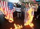 Supporters of the Imamia Students Organisation (ISO) burn Israeli and U.S. flags during a protest against the Israeli air strikes on Gaza, in Karachi December 29, 2008 . REUTERS/Athar Hussain(Photo: Reuters)