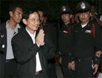 Prime Minister Somchai greeting supporters on 27 November. He will step down following Tuesday's court ruling.(Photo: Reuters)