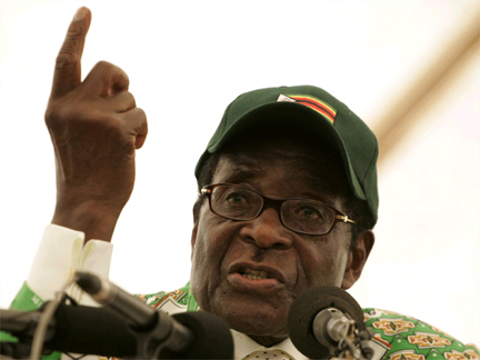 Zimbabwe's President Robert Mugabe at the Zanu-pf party conference(Credit: Reuters)