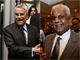 Opec members at meeting in Oran, Algeria. Qatar Energy Minister Abdullah bin Hamad al-Attiyah (L) and Saudi Oil Minister Ali al-Naimi (R).(Credit: Reuters)