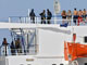 Crew and pirates on board the Faina in October(Photo: AFP)