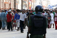 Tension on the streets of Antananarivo(Photo: R. Bouhet/AFP)