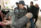 A wounded Palestinian is carried to al-Shifa hospital after an Israeli air strike(Photo: Reuters)