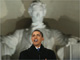 Barack Obama at the Lincoln Memorial, 18 January 2009(Photo: Reuters)