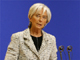 French Finance Minister Christine Lagarde giving a speech about the car industry.(Photo: Reuters)