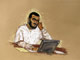 Canadian defendant Omar Khadr reacts in a Guantanamo court as shown in an artist's sketch(Credit: Reuters)