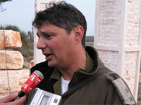 Israeli military spokesperson Olivier Rafovitch(Photo: Tony Cross)