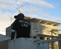 An LKP steward keeps watch(Photo: Sarah Elzas)