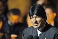 Bolivian President Evo Morales at the Elysee Palace(Photo: AFP)