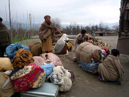 Swat villagers flee fighting earlier in the month(Photo: Reuters)