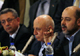 Hamas' Moussa Abu Marzouk (R) Fateh's Ahmed Qurei (C) and former minister Mustafa Barghouti in Cairo(Photo: Reuters)