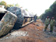 The wreckage of the oil truck near Molo, Rift Valley.(Photo: Reuters)