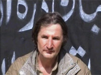 A frame grab of Piotr Stanczak from video footage released by Pakistani Taliban militants(Credit: Reuters)