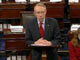US Senate Majority Leader Senator Harry Reid (D-NV) addresses the Senate floor on Capitol Hill in Washington(Credit: Reuters)